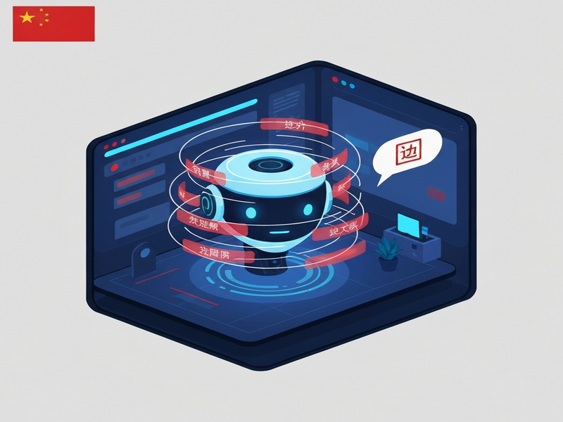 Chinese AI chatbot with subtle censorship motif